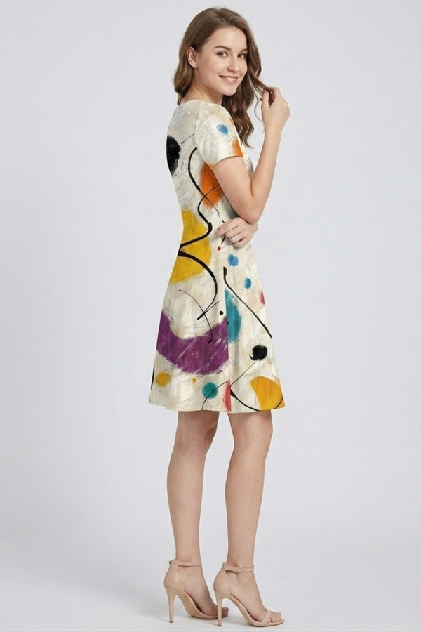 Women's Celestial Carnival Starlit Soirée Dress