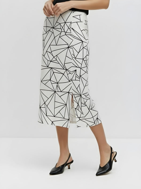 Crystal Shards Midi Skirt