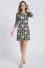 Women's Plaid Whisker Muse Oversized Dress