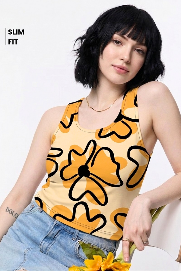 Saffron Petal Top