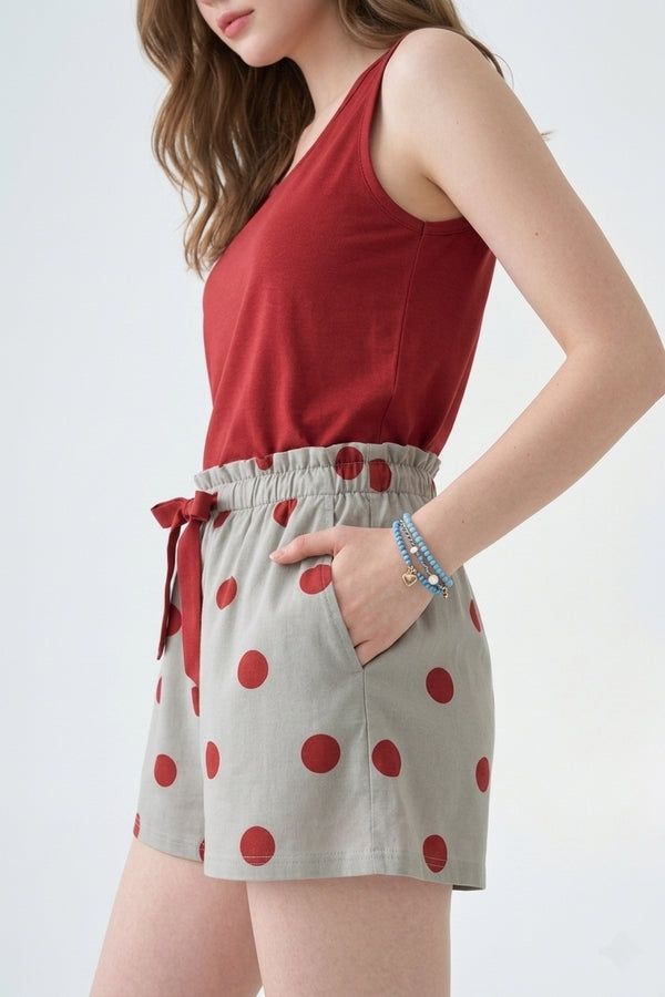 Polka Petal Shorts