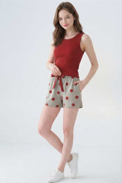 Polka Petal Shorts