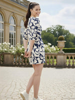 Women's Indigo Courtyard Muse Oversized Dress