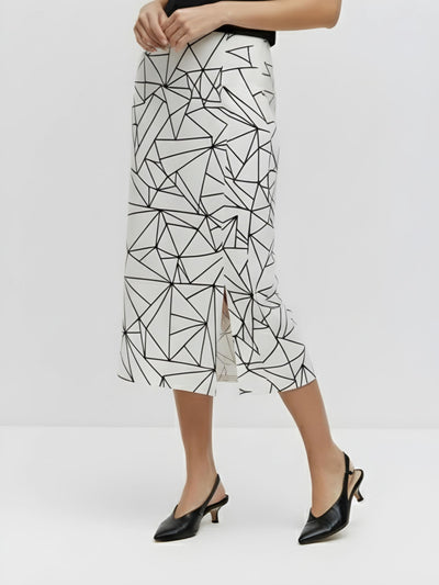 Crystal Shards Midi Skirt