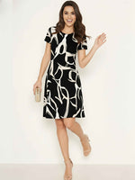 Women's Ivory Echo Moonlit Elegance Dress