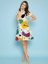 Women's Celestial Carnival Starlit Soirée Dress